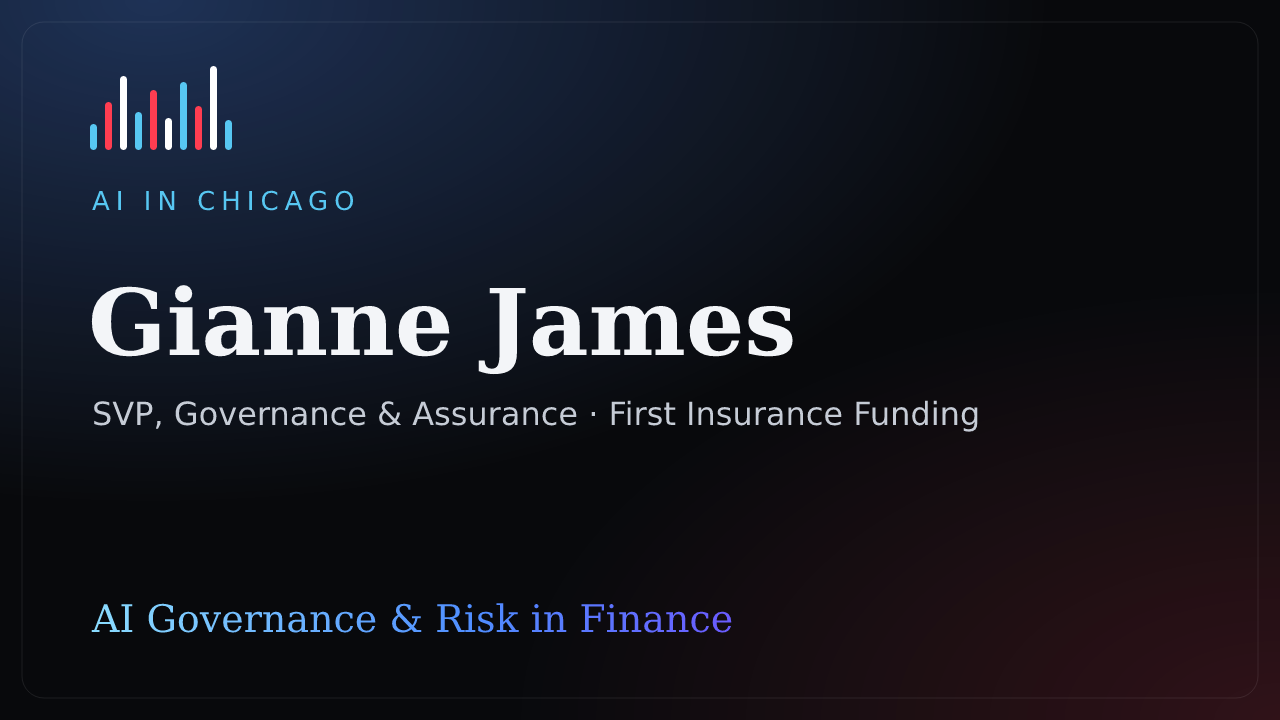 AI in Finance: Governance, Risk, and the Human Element: In Conversation With Gianne James